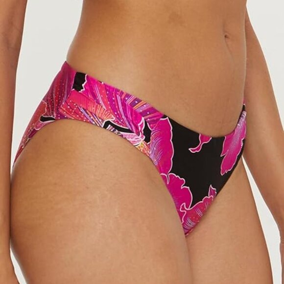 Trina Turk 'Fleury' Floral-Print Tab-Side Hipster Bikini Swimsuit Bottom, Multi - Picture 2 of 3